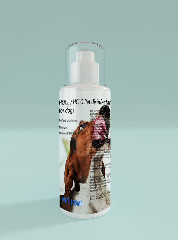 HOCL HCLO Dog Disinfectant Pets'Oral Disinfection
